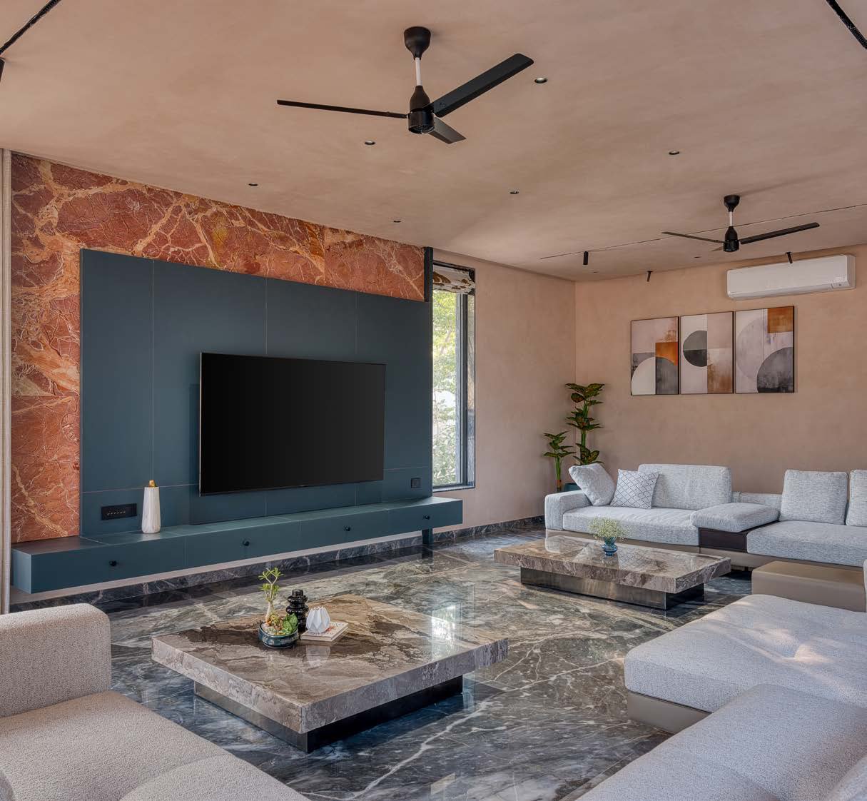 Anagh Residence interior living space
